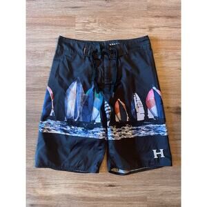 Holigan Sail Boat Board Shorts Size 30